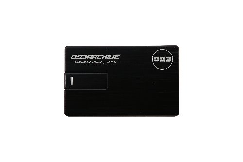 METAL CARD USB 8GB BLACK